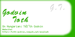 godvin toth business card